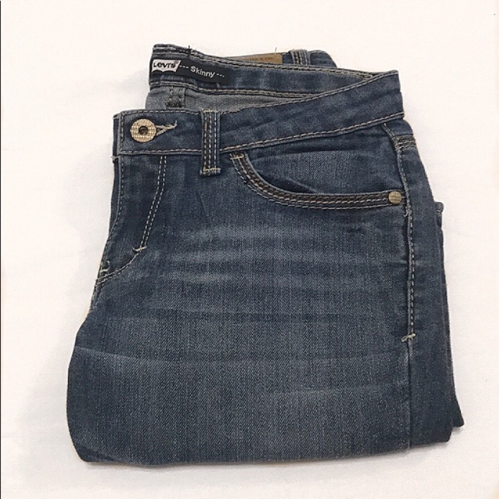 girls size 12 Levi medium wash jeans